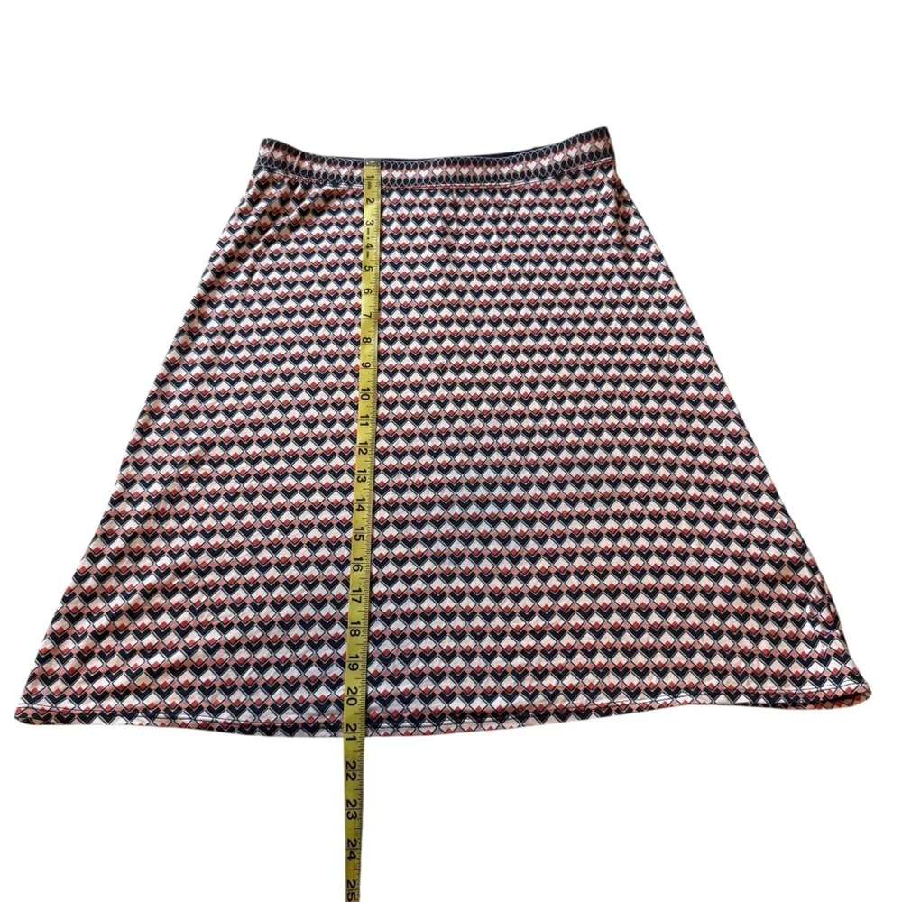 NWT MAX STUDIO A-LINE SKIRT GEOMETRIC PRINT SIZE XS